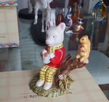 Hand made Royal Doulton rupert bear figurine "we meant to put them back"