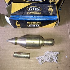 New GRS Plumbob Fix Brass Plated Plumb Bob Plumbobs 