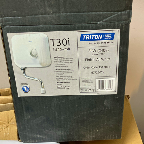 Triton t30i handwash 3kw - t30i,