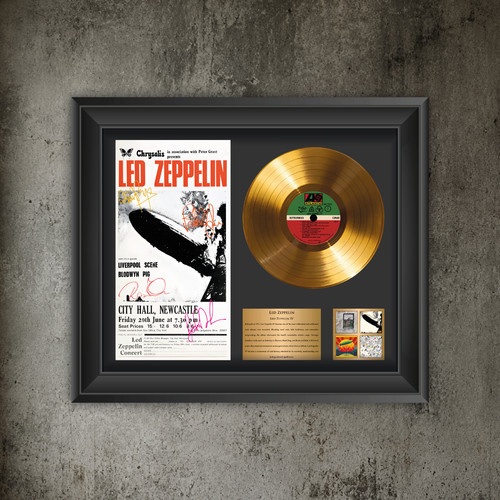 Led zeppelin gold record - zeppelin,