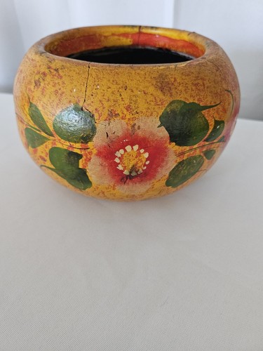 Vtg round mexican folk - round, art