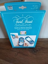 Vintage Trivial Pursuit Food & Drink Edition Travel Game Parker -Contents Sealed