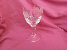 Royal Brierley. HONEYSUCKLE. Wine Glass. Height 5 3/8 inches. 13.6cms