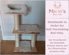 IVORY CREAM JUMBO CORDS Pet Cat Bed Replacement for Natural Heaven II Cat Tree