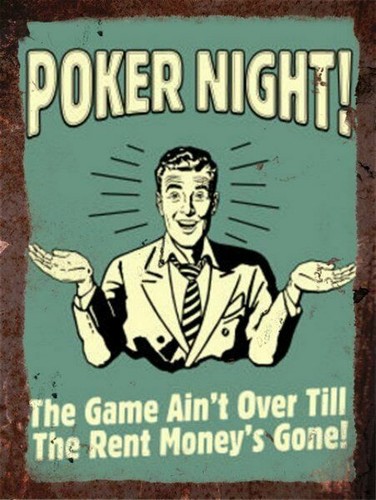 Poker night vintage - poker,