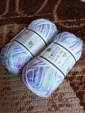 The Womens Institute Wool Soft & Silky 4 Ply Mermaid Mixed Colours 100g X2