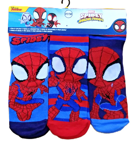 Spidey socks pairs - 3,