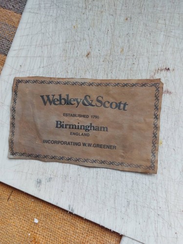 Webley air rifle pistol - webley,