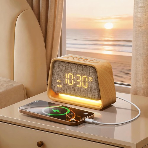 Blonbar alarm clock - blonbar, clock,bedside