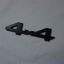 1x Matte Black 4x4 Big Metal