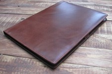 Brown Real Leather A4 folder  Organiser with option to Personalise vs829-F