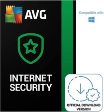 AVG Internet Security 2026 10 Device 2 Year Antivirus Protection Same Day Email