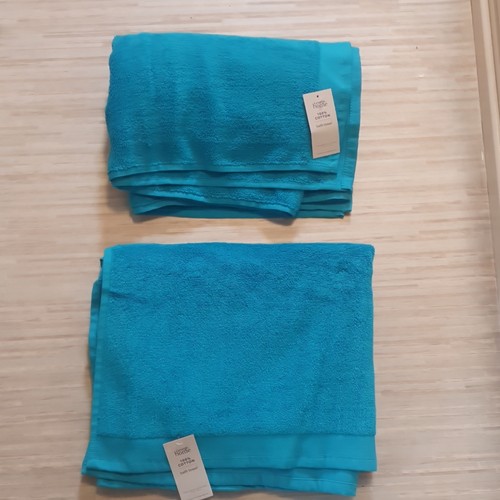 George home blue bath towels - george,