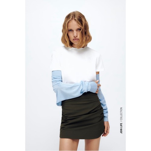 Zara pleated mini skirt - zara,