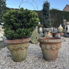 Vintage Pair Of Terracotta