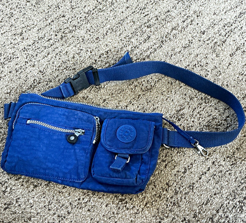 Kipling blue bumbag - blue,
