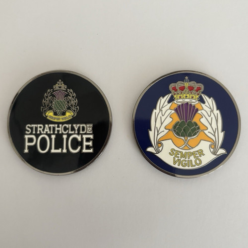 Strathclyde police enamel - police,