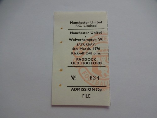 Ticket stub manchester - stub,