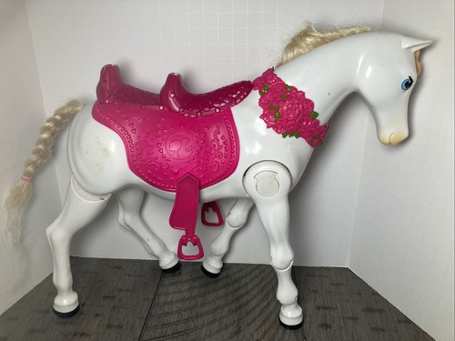 Barbie tawny white horse - &,