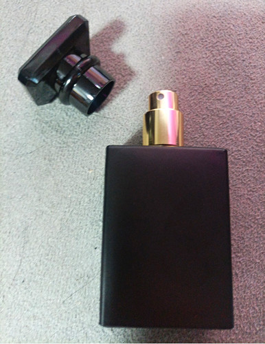 Lot black glass - of,