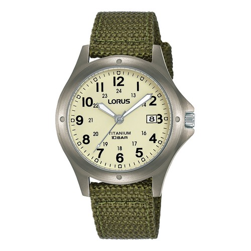 Lorus gents military titanium - lorus,