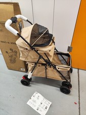 2-Layer Foldable Dog Stroller Pet Pram with Mesh, (READ DESCRIPTION)