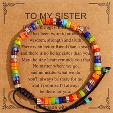 Dainty Imperial 4mm Tube Shaped Jasper Rainbow Gemstone Bead Adjustable Bracelet