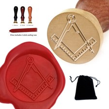 Masonic Compass & Square Wax