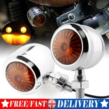 2X Chrome Motorcycle Turn