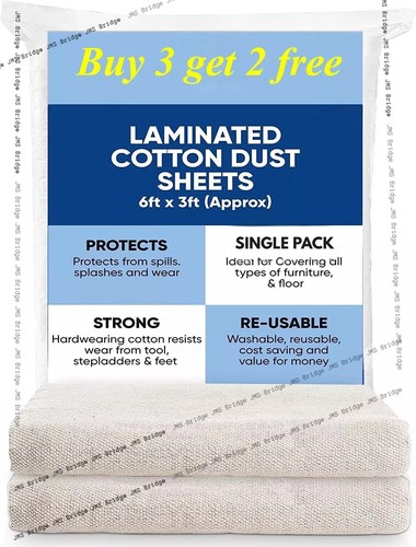 Dust sheet cotton heavy - dust,