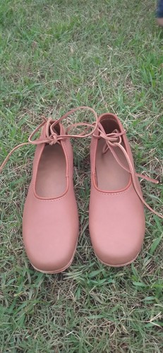 Medieval brown leather men - brown,