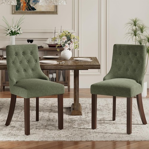 Upholstered dining chairs set - chairs,