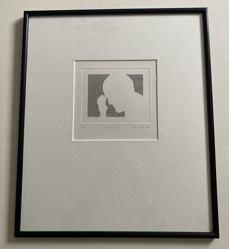 Vintage etching 1986 - 1986, artist