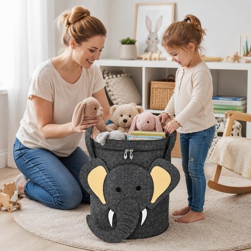 Durable thick felt toy storage - durable,