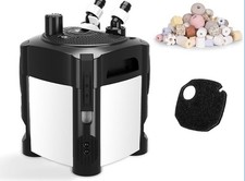 AQQA 1200L/h External Aquarium Filter – 3-Stage Canister for Tanks up to 250L