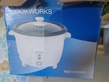 Cookworks rice cooker - white
