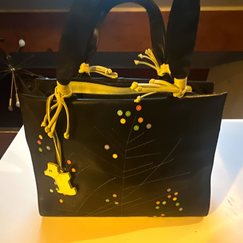 Radley black leather medium - black,