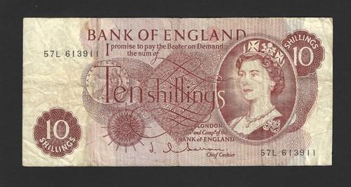Boe shilling banknote - -,