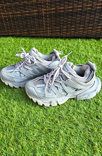 Balenciaga track grey lace - grey, lace-up