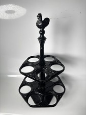 Cast Iron Egg Holder holds 12