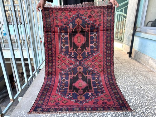 3x4 antique afghan hand - antique,