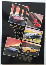 TVR 280i Convertible Brochure c.1986