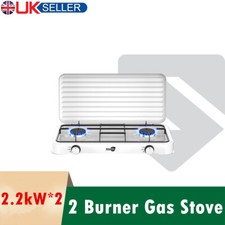 Portable 2 Burner Gas Stove