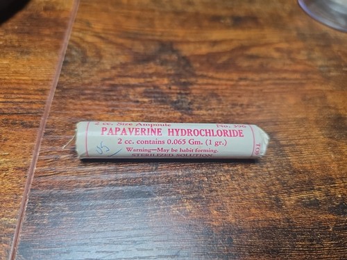 Papaverine ampule eli lilly - eli,