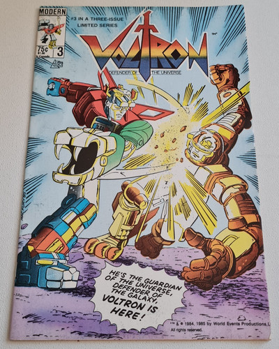 Voltron issue modern - voltron,
