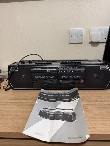 Sharp 268e portable - portable, boombox