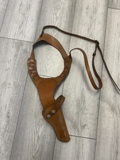 Leather shoulder holster,