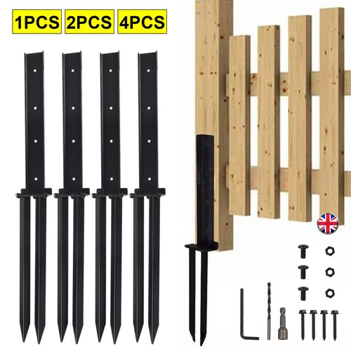 Heavy duty fence - post, anchor