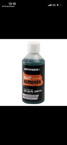 Motoverde rust remover exhaust - rust,