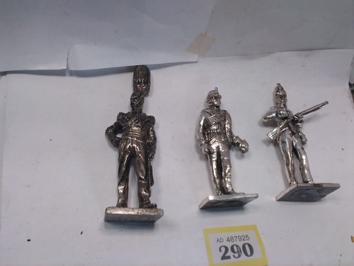 Pewter soldier figures 3 - figures,